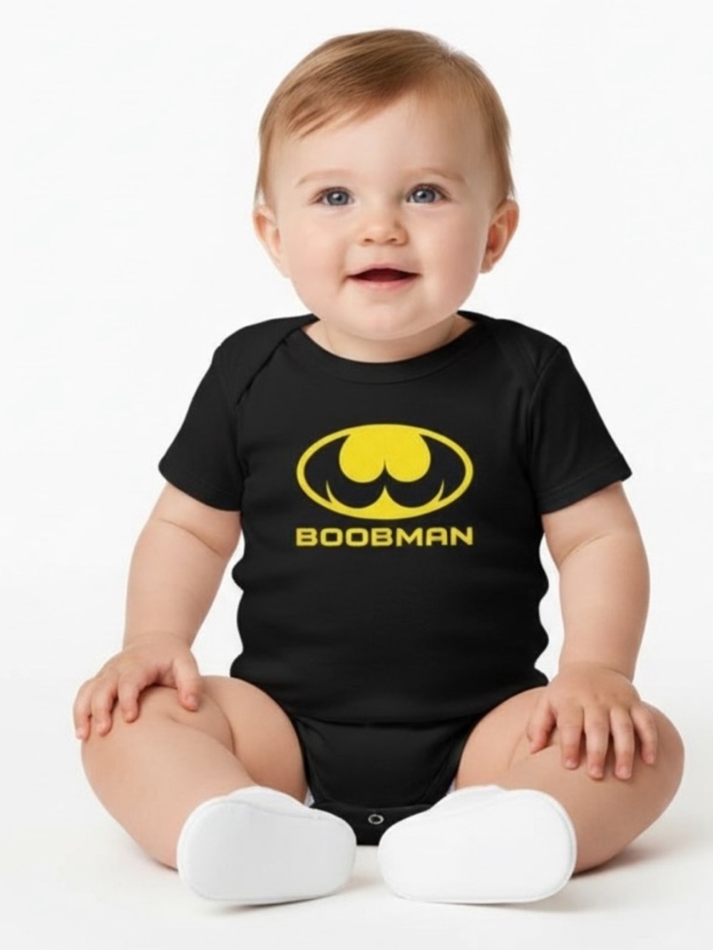 NWOT Batman Inspired Graphic - 'Boobman'
